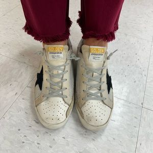 Golden Goose Superstar mesh-panelled sneakers size 40 (9 or 9.5)